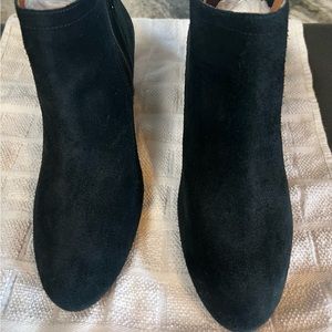 Vionic Suede Wedge Boots -Paloma